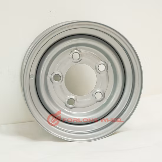 Jante en acier de remorque Forlong 12 pouces 4,5jx12 sur PCD 112mm pour utilisation de caravane de remorque de cheval et de bateau